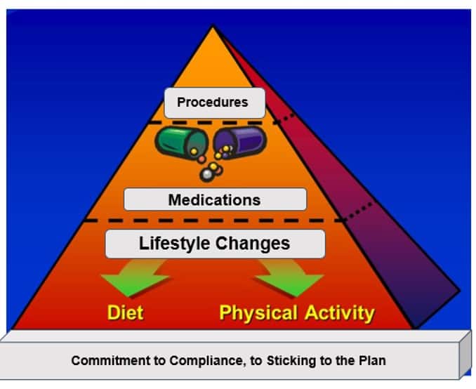 Therapeutic pyramid for a healthy lifestyle